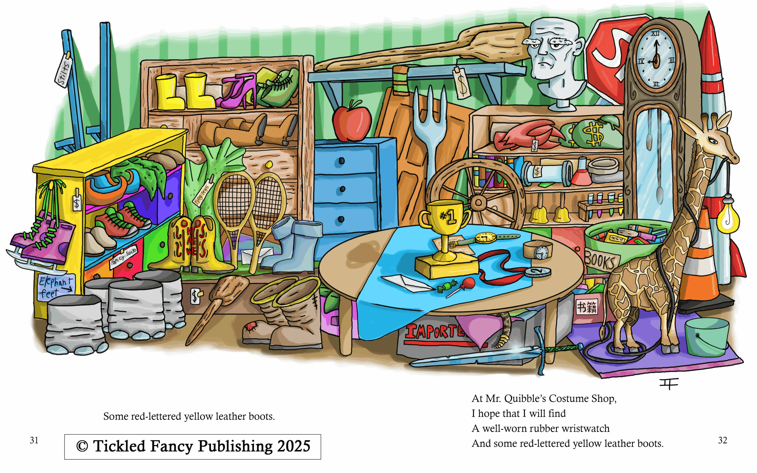 Sneak Peek #3- Mr. Quibble’s Footwear and Fun Finds